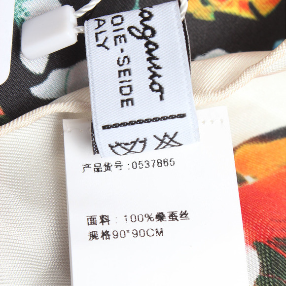 SALVATORE FERRAGAMO Floral Silk Scarf - Picture 6 of 8